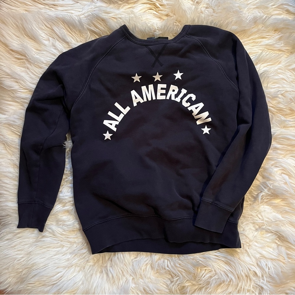 Black Scale Men's Black Crewneck Sweater